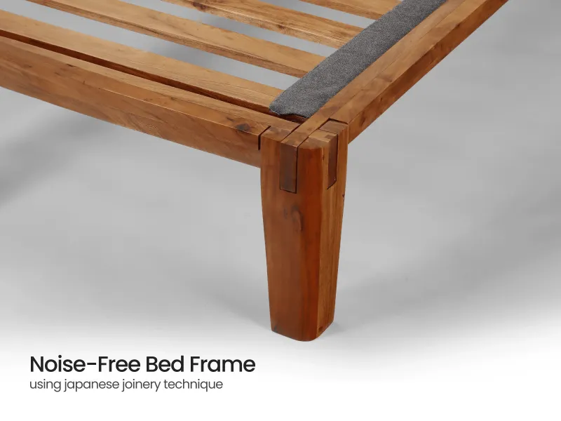 Jade Solid Wood Queen Size Double Bed